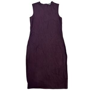 VINCE Sleeveless Ribbed‎ Knit Dress, Women’s Medium Business Workwear MullBerry